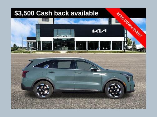 Cityscape Green 2026 Kia Sorento Plug-In Hybrid EX