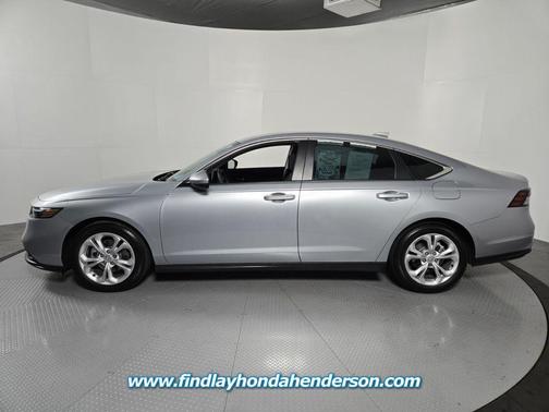 Solar Silver Metallic 2025 Honda Accord LX 1.5T