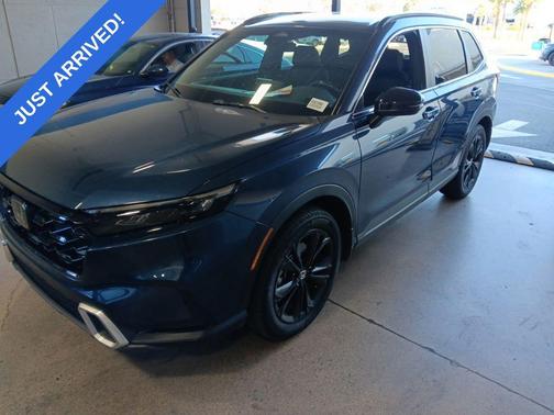 Canyon River Blue Metallic 2024 Honda CR-V Hybrid Sport Touring AWD