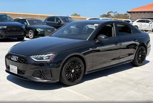 Black Metallic 2021 Audi A4 45 S line Premium Plus