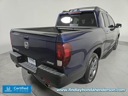 Obsidian Blue Pearl 2023 Honda Ridgeline RTL-E