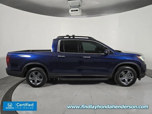 Obsidian Blue Pearl 2023 Honda Ridgeline RTL-E
