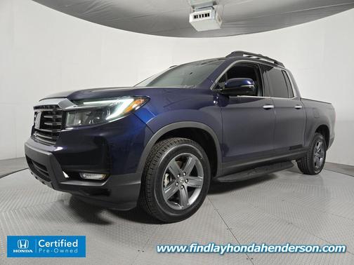 Obsidian Blue Pearl 2023 Honda Ridgeline RTL-E