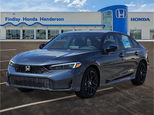 Gray Metallic 2026 Honda Civic Hybrid Sport