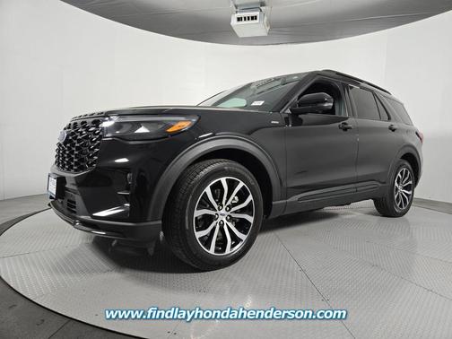 AGATE BLACK METALLIC 2025 Ford Explorer ST-Line