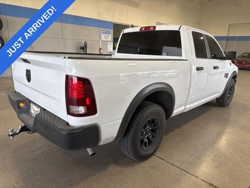 Bright White Clearcoat 2022 RAM 1500 Classic Warlock Quad Cab 4x2 6'4' Box