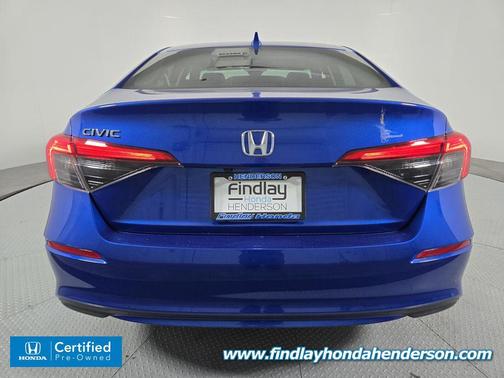Aegean Blue Metallic 2024 Honda Civic EX