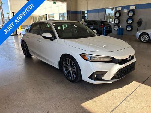 Platinum White Pearl 2024 Honda Civic Touring