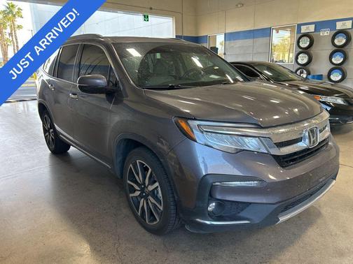 Modern Steel Metallic 2021 Honda Pilot AWD Elite