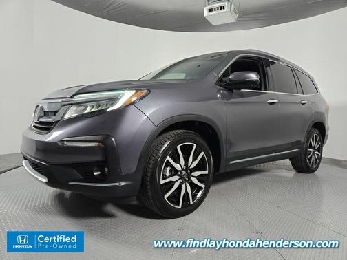 Modern Steel Metallic 2021 Honda Pilot AWD Elite