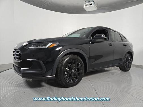 Crystal Black Pearl 2025 Honda HR-V 2WD Sport