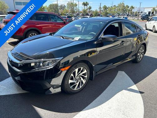 Crystal Black Pearl 2016 Honda Civic EX