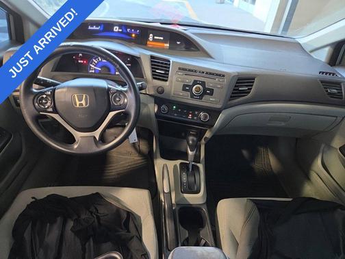 Alabaster Silver Metallic 2012 Honda Civic LX