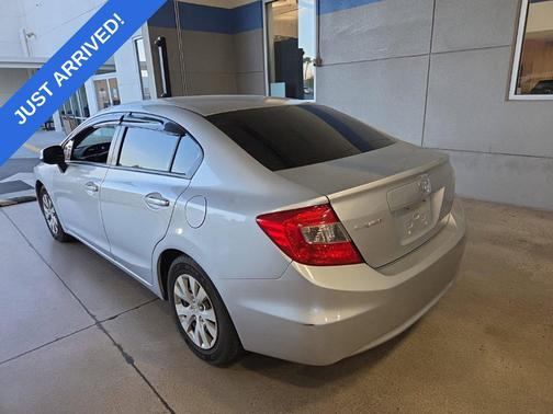 Alabaster Silver Metallic 2012 Honda Civic LX