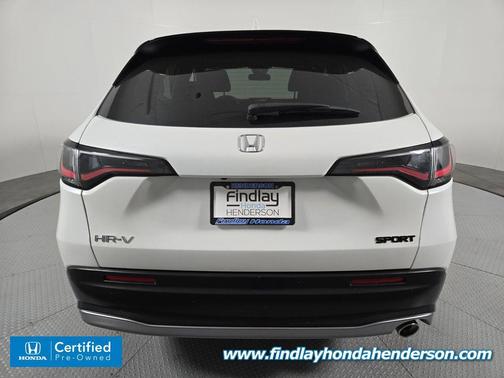 Platinum White 2024 Honda HR-V 2WD Sport
