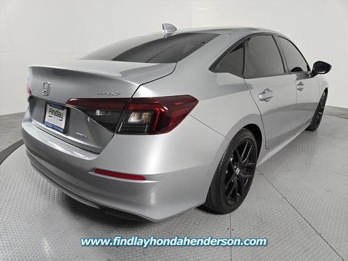 Solar Silver Metallic 2025 Honda Civic Hybrid Sport