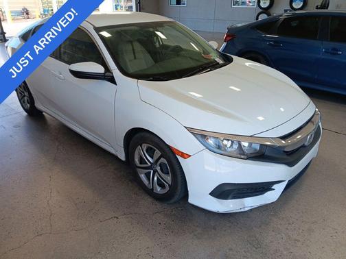 Taffeta White 2016 Honda Civic LX