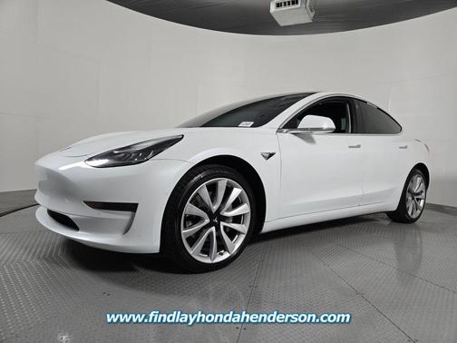 Pearl White Multi-Coat 2019 Tesla Model 3 Standard Range Plus
