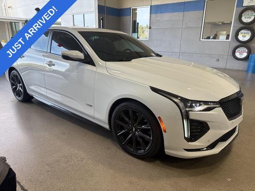 Summit White 2021 Cadillac CT4 V-Series