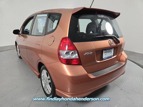 Blaze Orange Metallic 2007 Honda Fit Sport