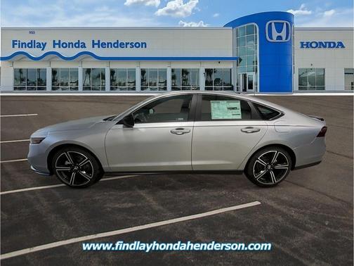 Solar Silver Metallic 2025 Honda Accord Hybrid Sport
