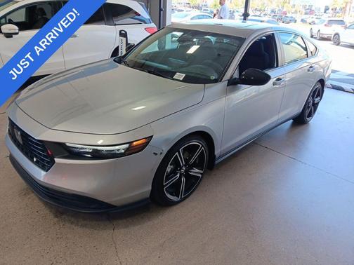 Solar Silver Metallic 2025 Honda Accord Hybrid Sport