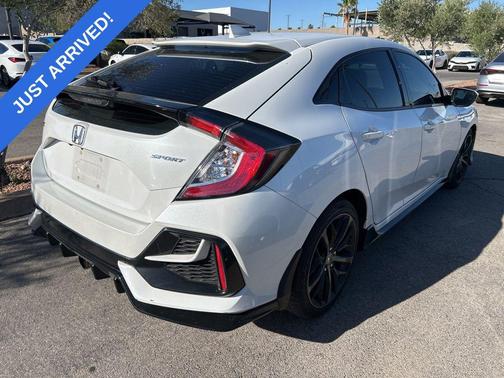 Platinum White Pearl 2021 Honda Civic Sport