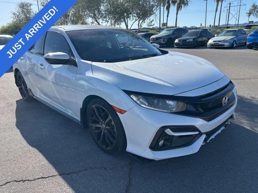 Platinum White Pearl 2021 Honda Civic Sport