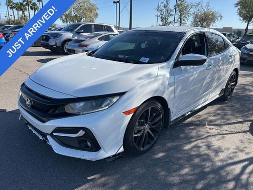 Platinum White Pearl 2021 Honda Civic Sport