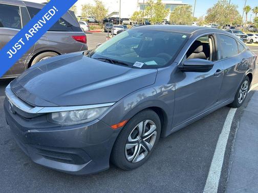 Modern Steel Metallic 2016 Honda Civic LX