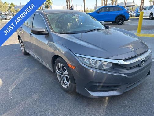 Modern Steel Metallic 2016 Honda Civic LX
