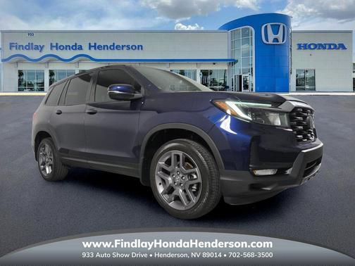Obsidian Blue Pearl 2023 Honda Passport AWD EX-L