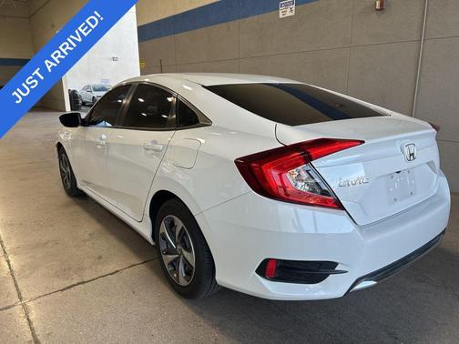 Platinum White Pearl 2021 Honda Civic LX