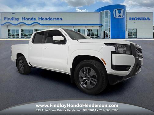 Glacier White 2025 Nissan Frontier SV