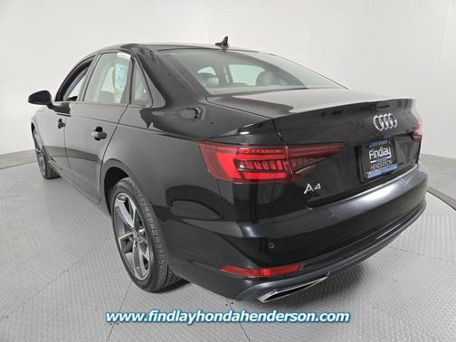 Brilliant Black 2019 Audi A4 2.0T Titanium Premium