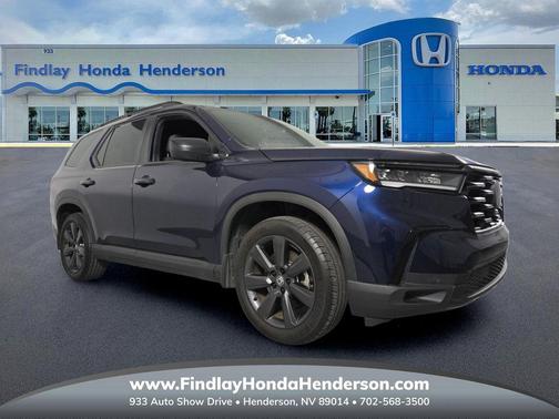 Obsidian Blue Pearl 2025 Honda Pilot Sport