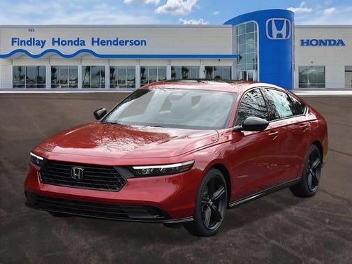 Radiant Red Metallic 2026 Honda Accord Hybrid Sport-L