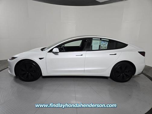 Pearl White Multi-Coat 2025 Tesla Model 3 Long Range