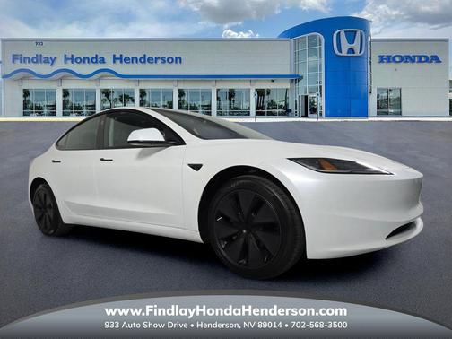 Pearl White Multi-Coat 2025 Tesla Model 3 Long Range