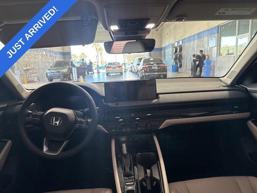 Platinum White Pearl 2025 Honda Accord Hybrid Touring