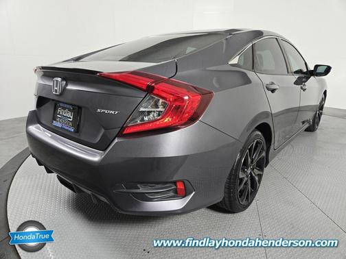Modern Steel Metallic 2020 Honda Civic Sport