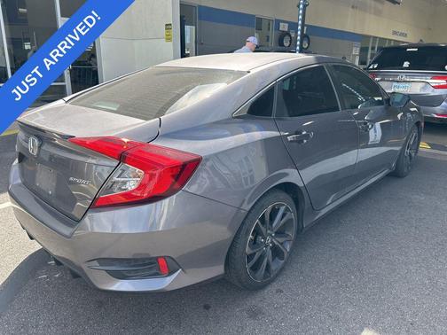 Modern Steel Metallic 2020 Honda Civic Sport