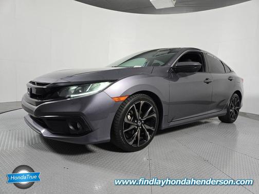 Modern Steel Metallic 2020 Honda Civic Sport