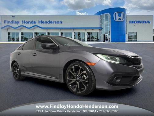 Modern Steel Metallic 2020 Honda Civic Sport