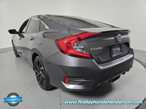 Modern Steel Metallic 2020 Honda Civic Sport