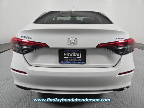 Platinum White Pearl 2024 Honda Civic Sport