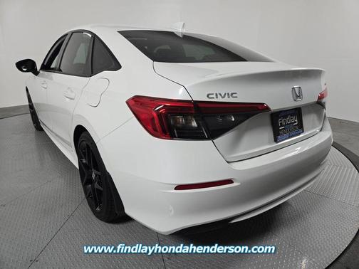 Platinum White Pearl 2024 Honda Civic Sport