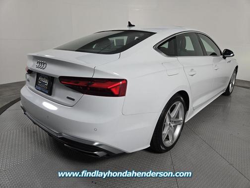Glacier White Metallic 2021 Audi A5 Sportback 45 S Line Premium