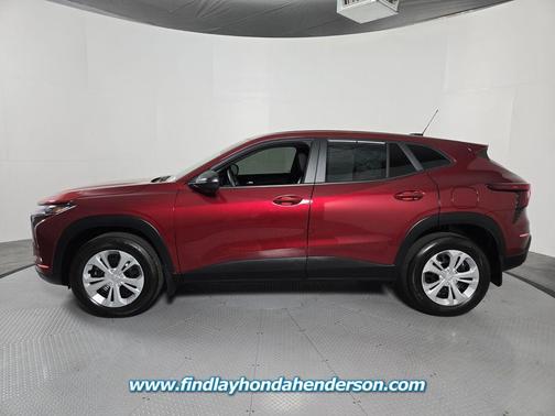 Crimson Metallic 2024 Chevrolet Trax LS