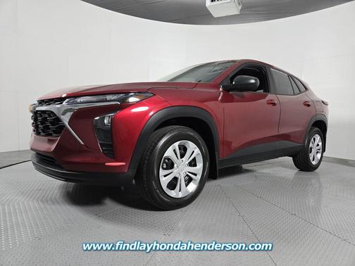 Crimson Metallic 2024 Chevrolet Trax LS